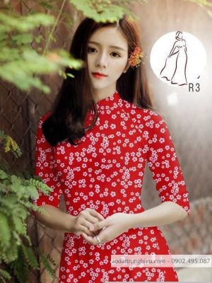 Vải áo dài hoa nhí kiểu mới AD H14503 26 1590552466 911 vai ao dai vai ao dai dep ad