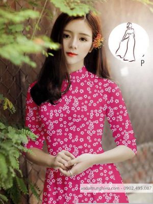 Vải áo dài hoa nhí kiểu mới AD H14503 28 1590552466 963 vai ao dai vai ao dai dep ad