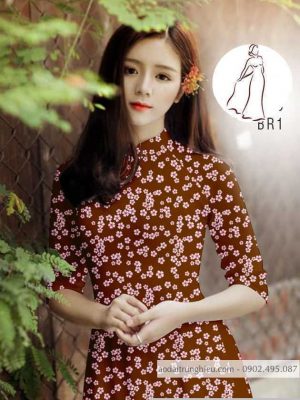 Vải áo dài hoa nhí kiểu mới AD H14503 32 1590552467 872 vai ao dai vai ao dai dep ad