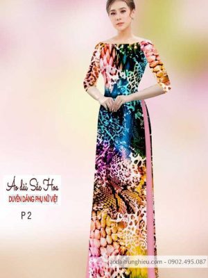 Vải áo dài hoa 3D kiểu mới AD H14502 29 1590638742 709 vai ao dai vai ao dai dep ad