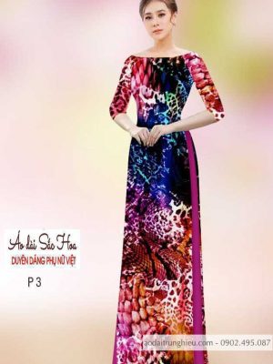 Vải áo dài hoa 3D kiểu mới AD H14502 25 1590638742 736 vai ao dai vai ao dai dep ad