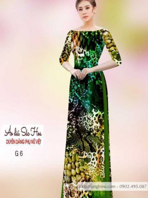 Vải áo dài hoa 3D kiểu mới AD H14502 34 1590638743 179 vai ao dai vai ao dai dep ad