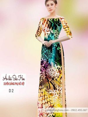 Vải áo dài hoa 3D kiểu mới AD H14502 36 1590638743 712 vai ao dai vai ao dai dep ad