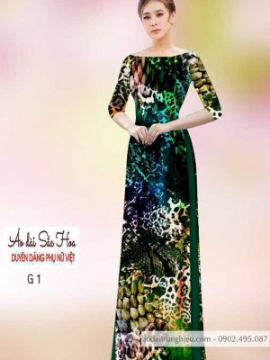 Vải áo dài hoa 3D kiểu mới AD H14502 37 1590638744 105 vai ao dai vai ao dai dep ad