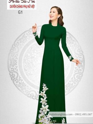 Vải áo dài hoa ly mới ra AD B6240 21 1590639064 239 vai ao dai vai ao dai dep ad