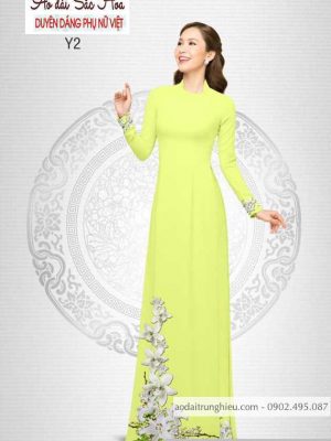 Vải áo dài hoa ly mới ra AD B6240 34 1590639066 604 vai ao dai vai ao dai dep ad