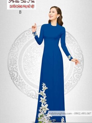 Vải áo dài hoa ly mới ra AD B6240 37 1590639067 578 vai ao dai vai ao dai dep ad
