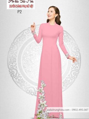 Vải áo dài hoa ly mới ra AD B6240 35 1590639067 932 vai ao dai vai ao dai dep ad