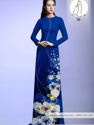 Vải áo dài hoa 3D thiết kế 2020 AD H10446 28 1590639162 158 vai ao dai vai ao dai dep ad