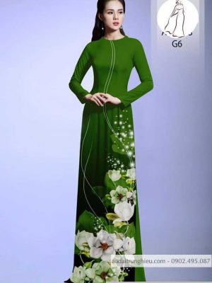 Vải áo dài hoa 3D thiết kế 2020 AD H10446 27 1590639162 206 vai ao dai vai ao dai dep ad