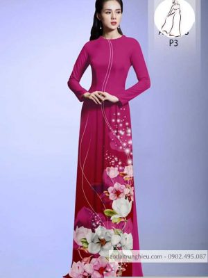 Vải áo dài hoa 3D thiết kế 2020 AD H10446 30 1590639163 853 vai ao dai vai ao dai dep ad