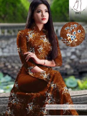 Vải áo dài hoa đều mới ra AD H10555 22 1590639270 586 vai ao dai vai ao dai dep ad