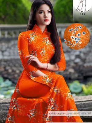Vải áo dài hoa đều mới ra AD H10555 28 1590639271 185 vai ao dai vai ao dai dep ad