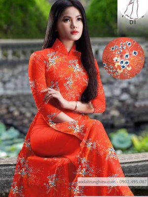 Vải áo dài hoa đều mới ra AD H10555 33 1590639272 464 vai ao dai vai ao dai dep ad