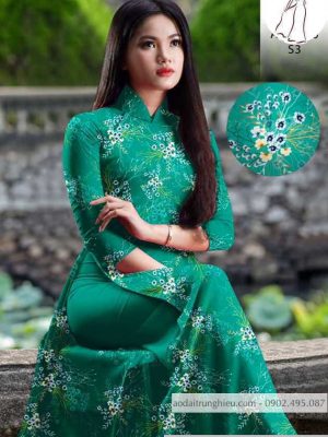 Vải áo dài hoa đều mới ra AD H10555 34 1590639272 759 vai ao dai vai ao dai dep ad