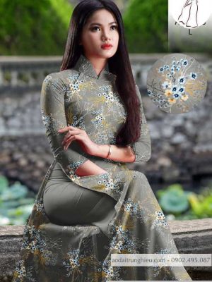Vải áo dài hoa đều mới ra AD H10555 31 1590639272 817 vai ao dai vai ao dai dep ad