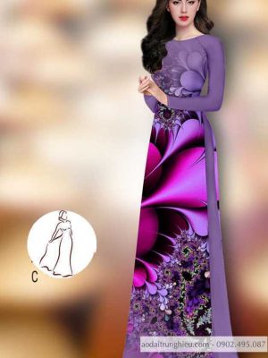 Vải áo dài hoa văn mới ra AD H14506 40 1590639393 321 vai ao dai vai ao dai dep ad