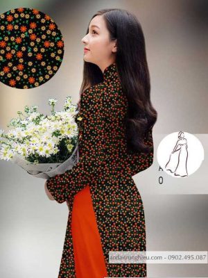 Vải áo dài hoa nhí kiểu mới AD H14514 21 1590639511 441 vai ao dai vai ao dai dep ad