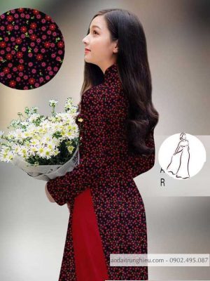 Vải áo dài hoa nhí kiểu mới AD H14514 27 1590639512 42 vai ao dai vai ao dai dep ad