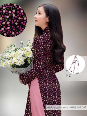 Vải áo dài hoa nhí kiểu mới AD H14514 32 1590639513 271 vai ao dai vai ao dai dep ad