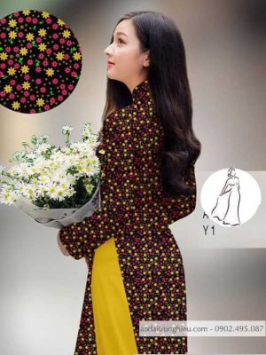 Vải áo dài hoa nhí kiểu mới AD H14514 34 1590639513 417 vai ao dai vai ao dai dep ad
