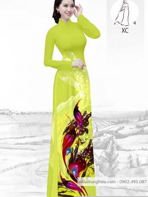 Vải áo dài hoa 3D kiểu mới AD H10567 22 1590639749 862 vai ao dai vai ao dai dep ad