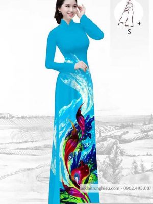 Vải áo dài hoa 3D kiểu mới AD H10567 21 1590639749 884 vai ao dai vai ao dai dep ad