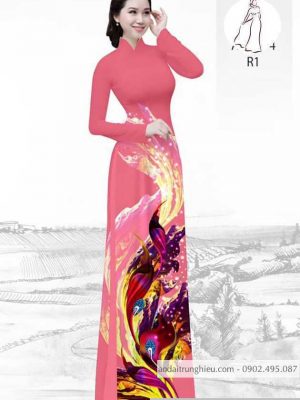Vải áo dài hoa 3D kiểu mới AD H10567 25 1590639750 198 vai ao dai vai ao dai dep ad