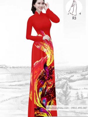 Vải áo dài hoa 3D kiểu mới AD H10567 26 1590639750 326 vai ao dai vai ao dai dep ad