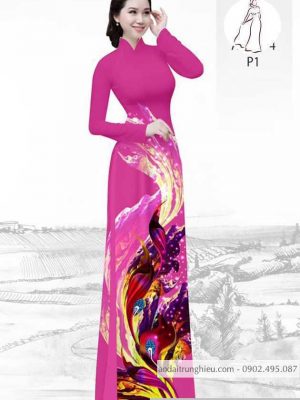 Vải áo dài hoa 3D kiểu mới AD H10567 27 1590639751 394 vai ao dai vai ao dai dep ad