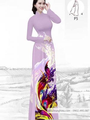 Vải áo dài hoa 3D kiểu mới AD H10567 29 1590639751 442 vai ao dai vai ao dai dep ad