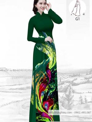 Vải áo dài hoa 3D kiểu mới AD H10567 28 1590639751 509 vai ao dai vai ao dai dep ad