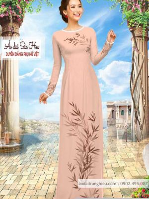 Vải áo dài hình lá mới ra AD C2893 36 1590640150 704 vai ao dai vai ao dai dep ad