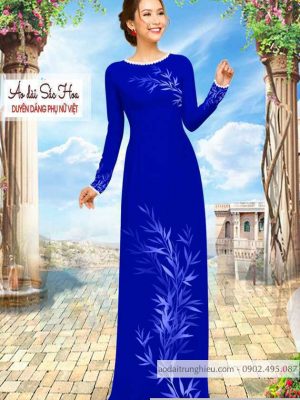 Vải áo dài hình lá mới ra AD C2893 38 1590640151 676 vai ao dai vai ao dai dep ad