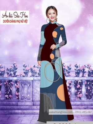 Vải áo dài lập thể mới ra AD C2890 23 1590640421 531 vai ao dai vai ao dai dep ad