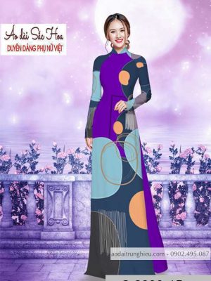 Vải áo dài lập thể mới ra AD C2890 33 1590640423 374 vai ao dai vai ao dai dep ad