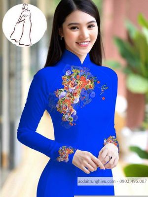 Vải áo dài hoa 3D thiết kế 2020 AD M7399 32 1590640777 458 vai ao dai vai ao dai dep ad
