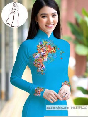 Vải áo dài hoa 3D thiết kế 2020 AD M7399 52 1590640780 870 vai ao dai vai ao dai dep ad