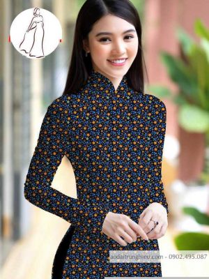 Vải áo dài hoa nhí kiểu mới AD M7398 38 1590640889 488 vai ao dai vai ao dai dep ad