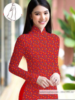 Vải áo dài hoa nhí kiểu mới AD M7398 40 1590640890 346 vai ao dai vai ao dai dep ad
