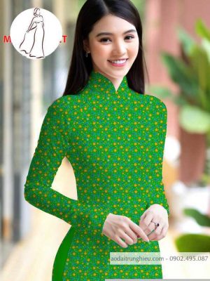Vải áo dài hoa nhí kiểu mới AD M7398 41 1590640890 435 vai ao dai vai ao dai dep ad