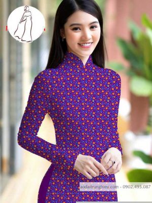 Vải áo dài hoa nhí kiểu mới AD M7398 43 1590640890 856 vai ao dai vai ao dai dep ad