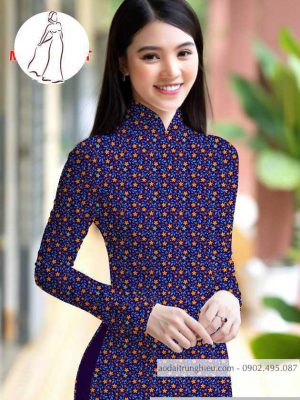 Vải áo dài hoa nhí kiểu mới AD M7398 49 1590640891 516 vai ao dai vai ao dai dep ad