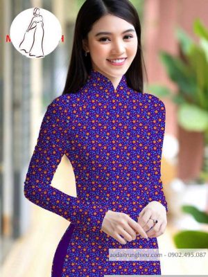 Vải áo dài hoa nhí kiểu mới AD M7398 47 1590640891 645 vai ao dai vai ao dai dep ad