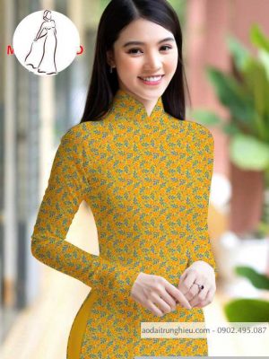 Vải áo dài hoa nhí kiểu mới AD M7398 52 1590640892 22 vai ao dai vai ao dai dep ad