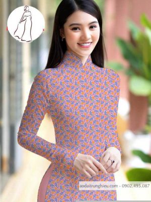 Vải áo dài hoa nhí kiểu mới AD M7398 53 1590640892 449 vai ao dai vai ao dai dep ad