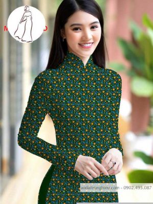 Vải áo dài hoa nhí kiểu mới AD M7398 55 1590640892 561 vai ao dai vai ao dai dep ad