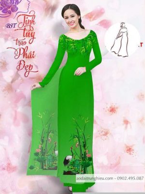 Vải áo dài tre trúc mới ra AD M7396 43 1590641012 381 vai ao dai vai ao dai dep ad