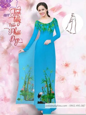 Vải áo dài tre trúc mới ra AD M7396 52 1590641014 237 vai ao dai vai ao dai dep ad