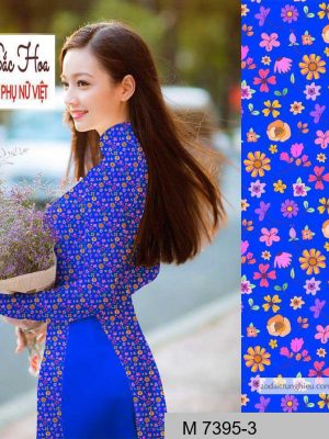 Vải áo dài hoa nhí mới ra AD M7395 33 1590641133 512 vai ao dai vai ao dai dep ad